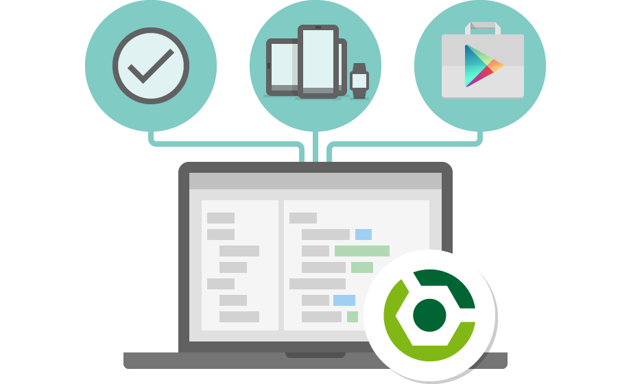 Android Studio is the main development environment for Android apps,
                 and includes many services such as the emulator and Google Play services
                 to help developers build their apps